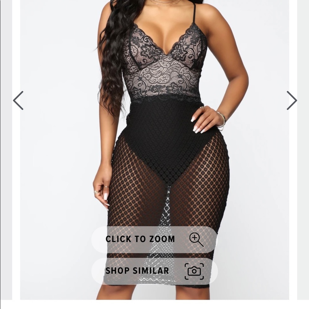 Fashionnova Midi black Dress